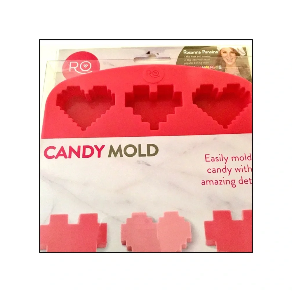 New Wilton Heart Shaped Silicone Candy Mold Tray